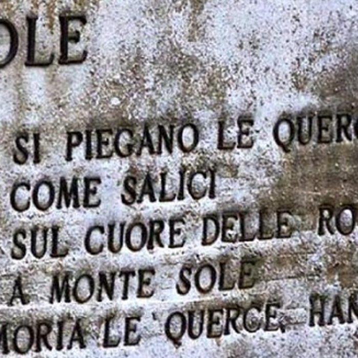 Monte Sole targa commemorativa guerra ai civili