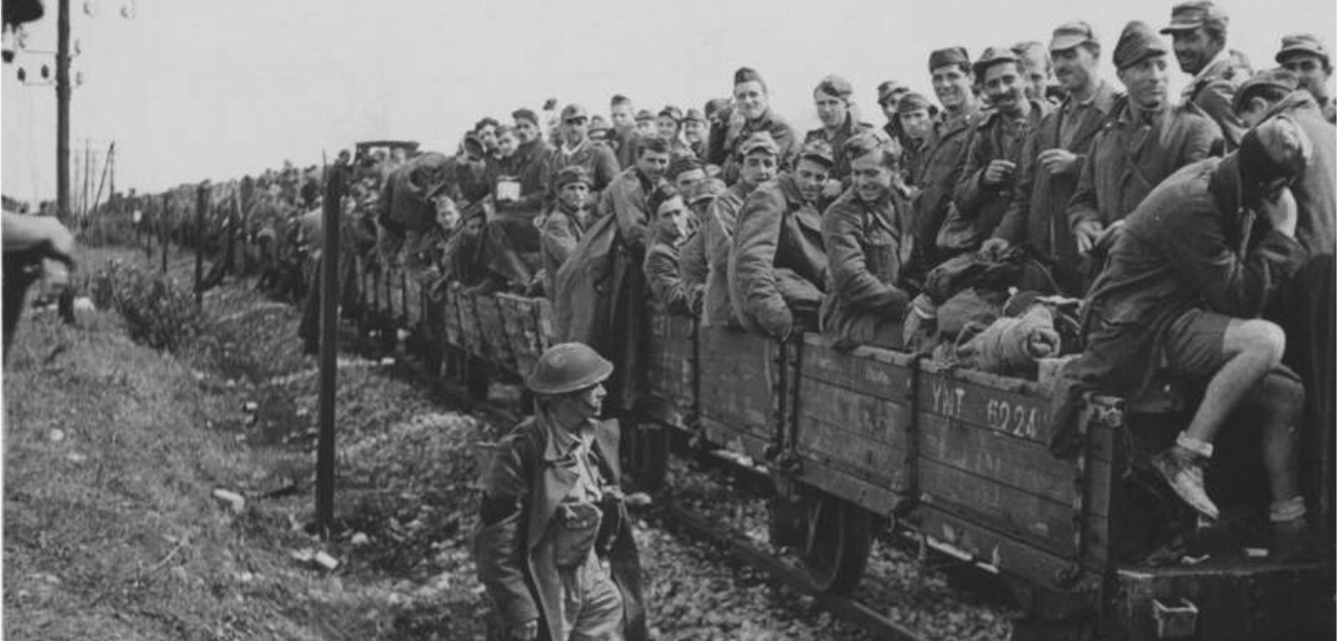 Сколько год был в плену. Американская ЖД платформа 1943г. Вагоны концлагерей 1942-1943. Итальянские солдаты 1943 год плен.